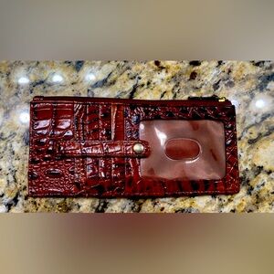 Brahmin Embossed Wallet with ID Window ♥️